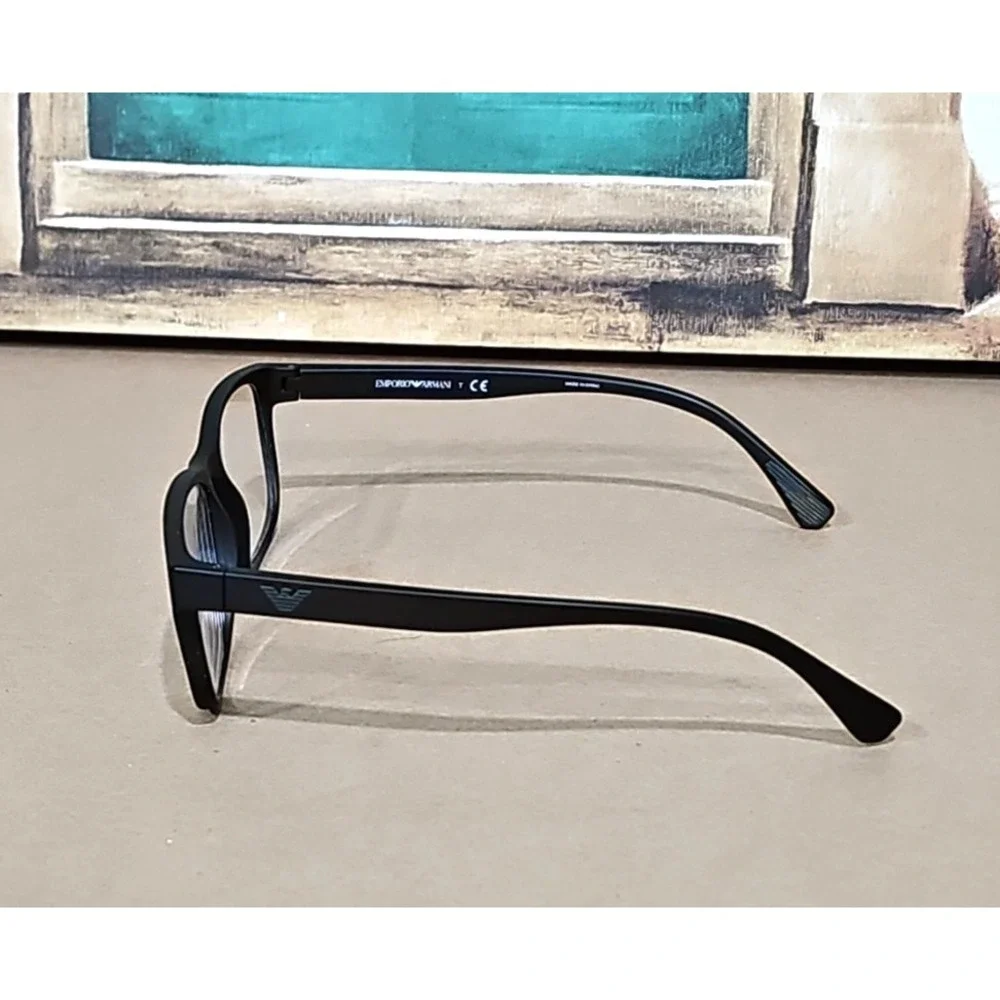 Emporio Armani EA3089 5042 Black Square Glasses Frames Only 58-18 145